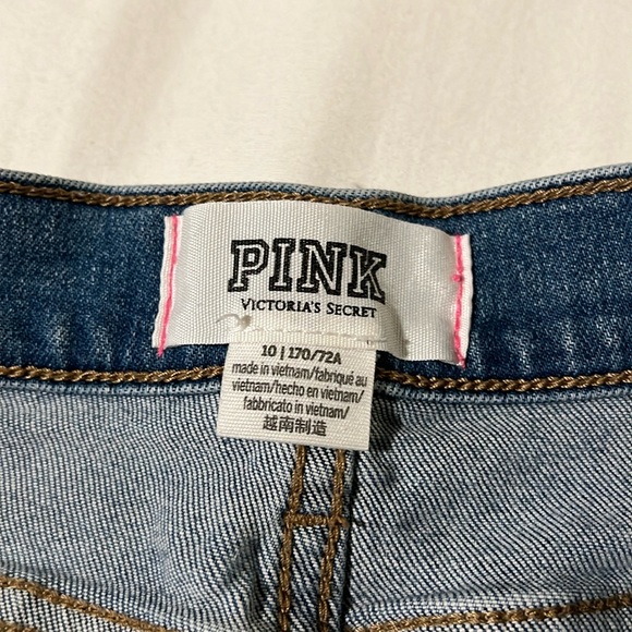 PINK Victoria’s Secret cut off light wash denim shorts - Picture 5 of 5